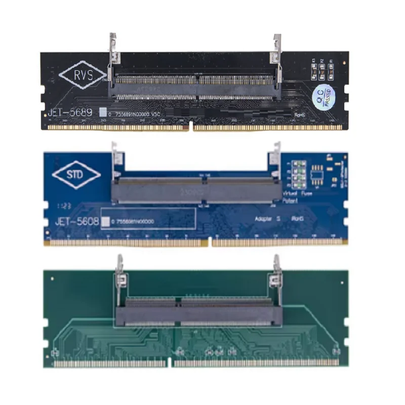 1PCS DDR5 DDR4 DDR3 Laptop to Desktop Memory Adapter Card Memory RAM Connector Adapter DIMM Card SO-DIMM To PC Computer