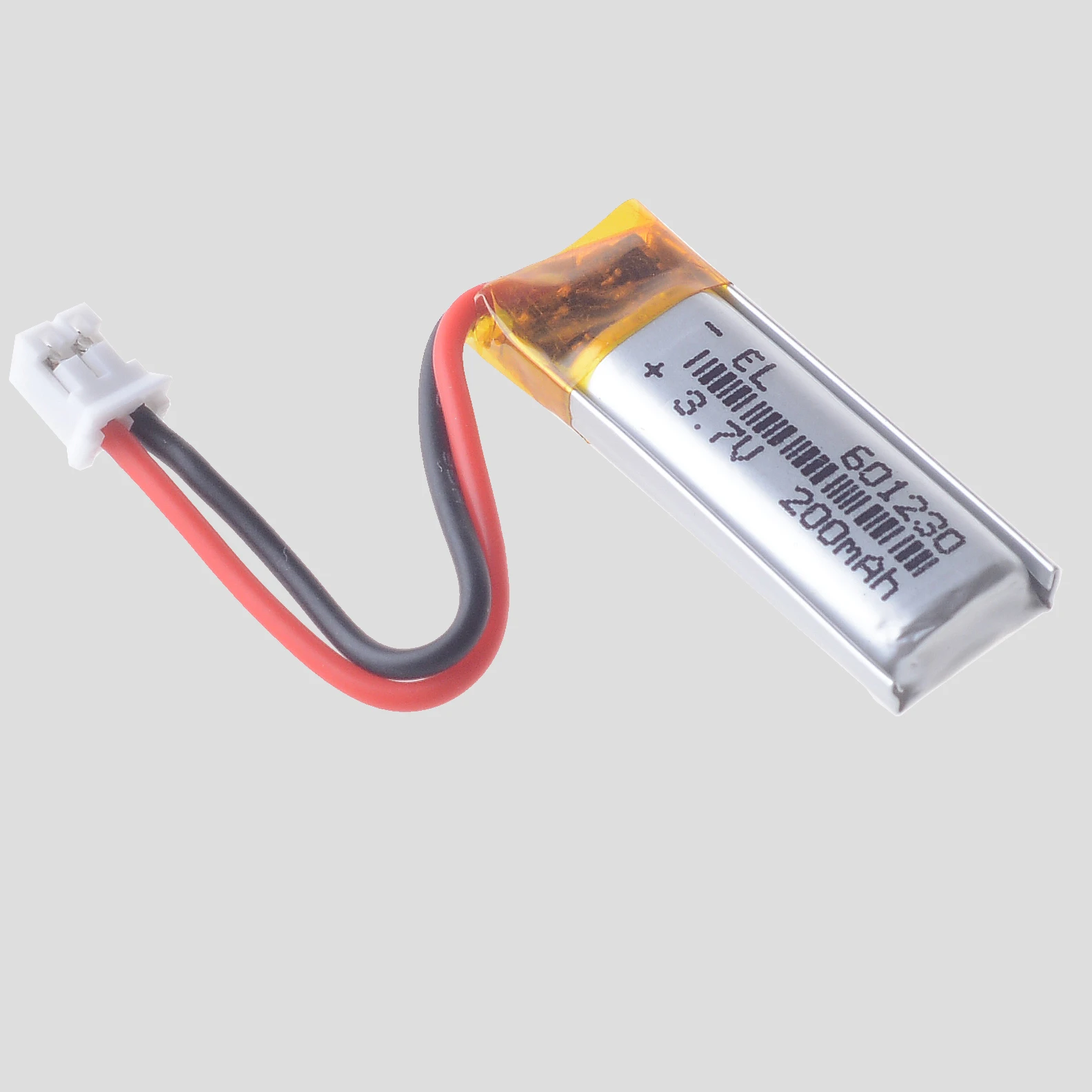 JST2.0 2Pin 601230 3.7V 200mAh 301230 401230 501230 701230 801230 Rechargeable Lithium Polymer Battery Lipo Batteries