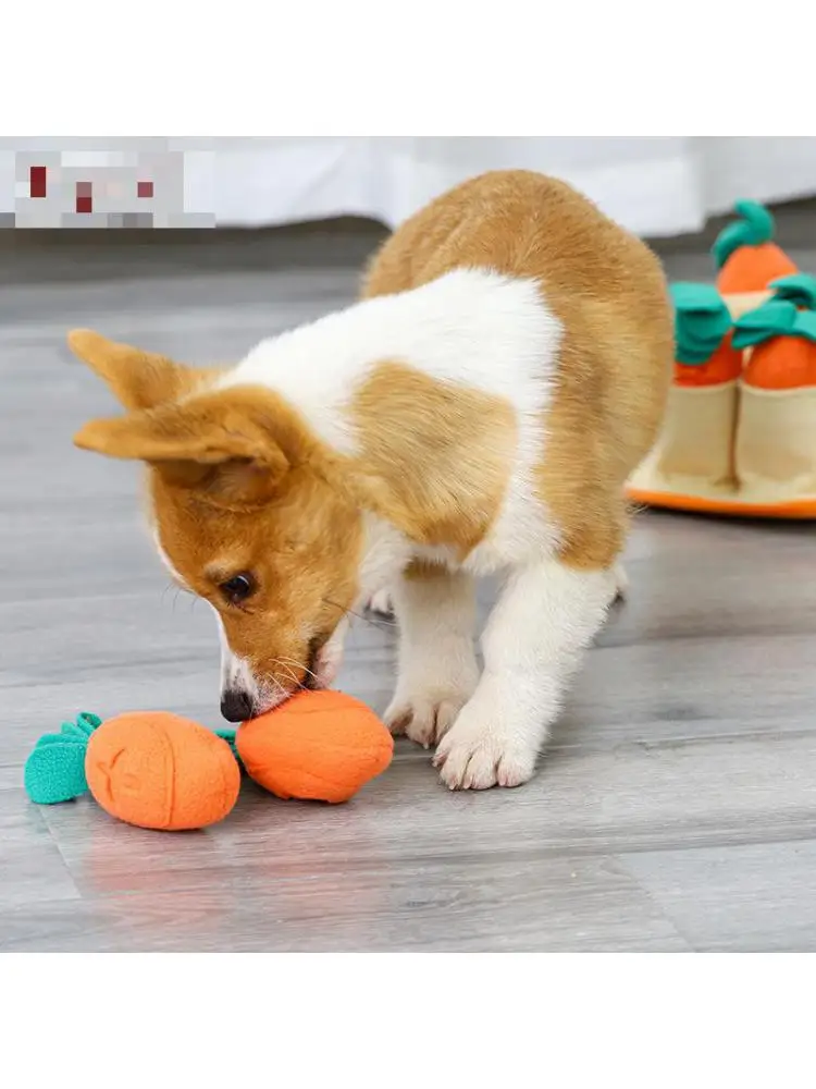 Sniffing Plush Toys for Pets, Pulling Radish Pets, Mental Physical Strength, Dog Training Play, Interactive Supplies