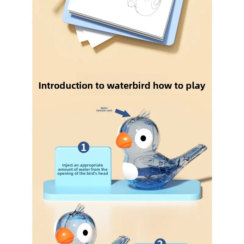 Dziecięce gwizdki wodne z wodą, przezroczyste gwizdki dziecięce, instrumenty muzyczne, gwizdki, sprzedaż hurtowa