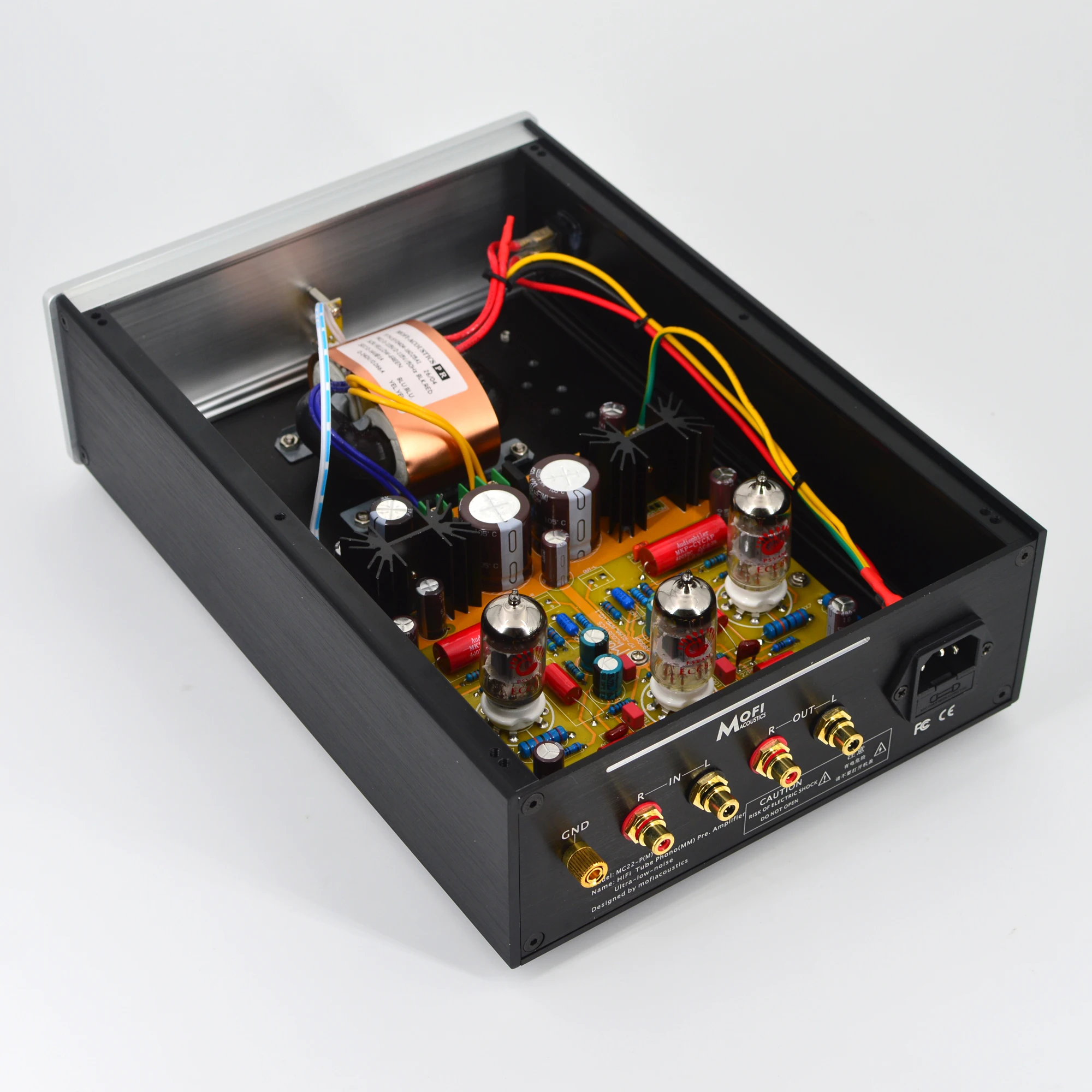 Klassischer MM-Röhren-Phono-Vorverstärker, Hi-Fi Analog-Vinyl-Plattenspieler Audio-Vorverstärker, Optional mit EAR834/C22/M7/ANK-L2 Schaltung – Detail 16