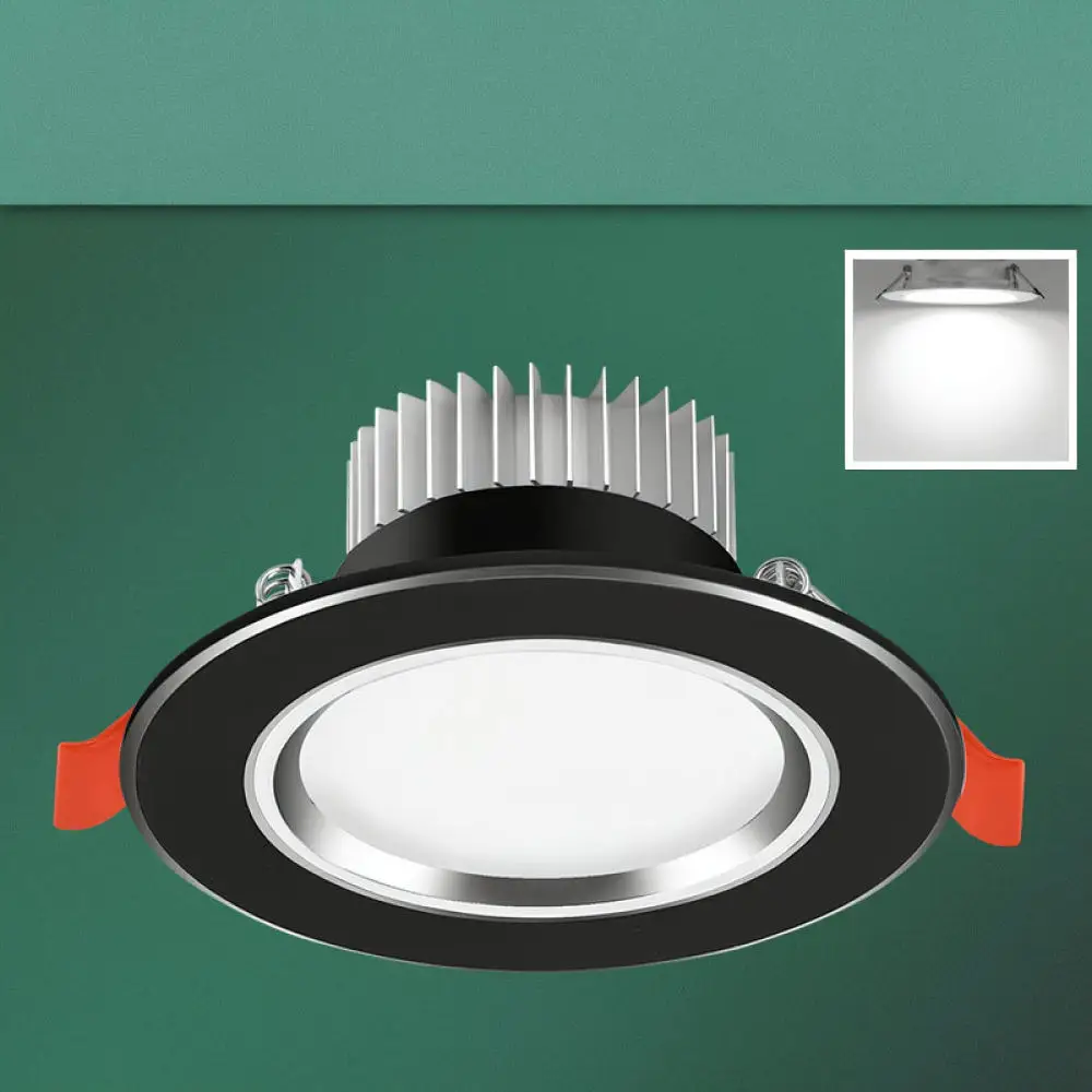 LED Downlight Recessed Ceiling Light Full Spectrum Spot Lamp For Living Room Bedroom Interior Lighting Fixture 75mm Cutout