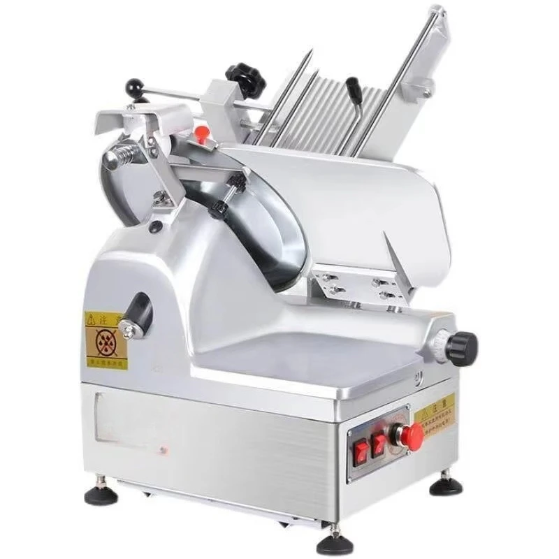 Commercial Electric Semi-automatic Meat Slicer with Adjustable Thickness Meat Cutting and Slicing Machine