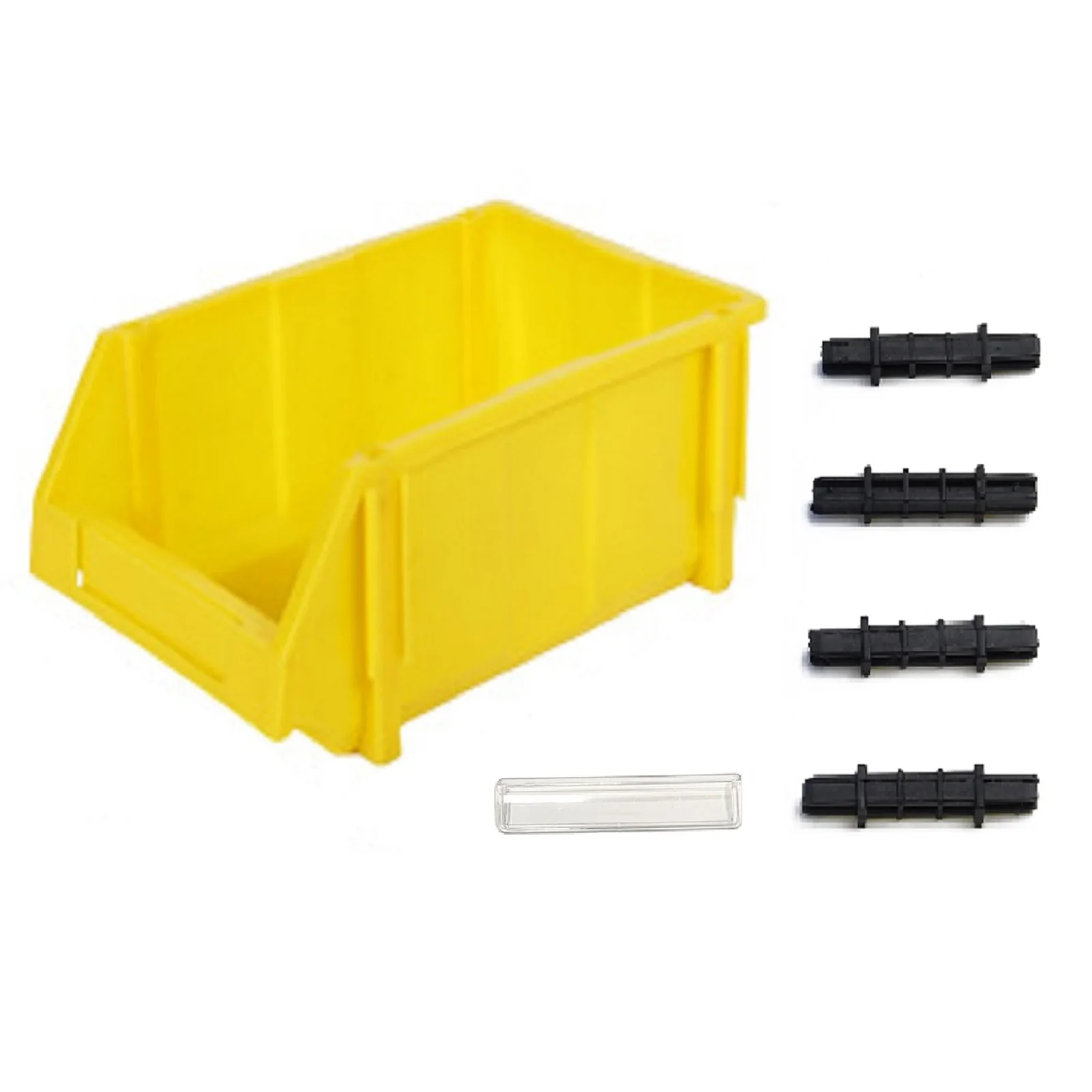 1pc Tool Storage Box Oblique ScrewParts Thickened Plastic Hardware Classification Case Workshop Shelf Box 30KG 180x120x80mm