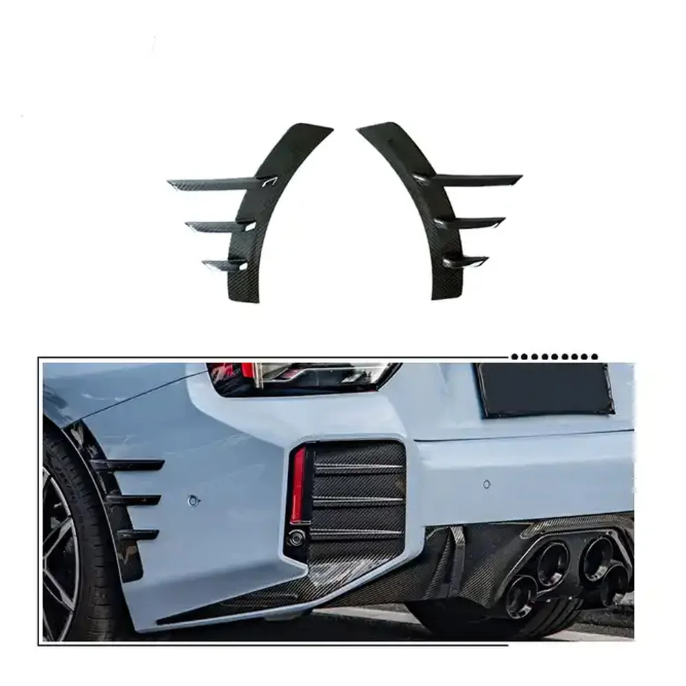 

Wholesale Dry Carbon Fiber Rear Fender Arch Trims for BMW G87 M2 Coupe 2023