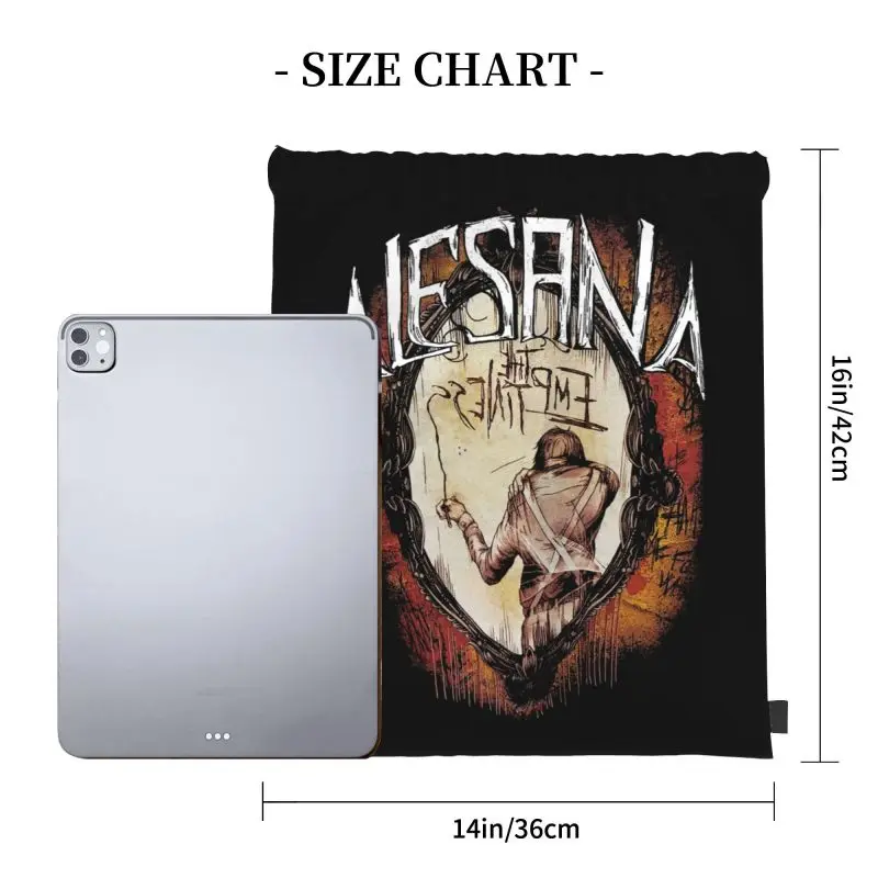 Alesana Post Hardcore Band P-213 Drawstring Bags Gym Bag Swimming Schoolbag