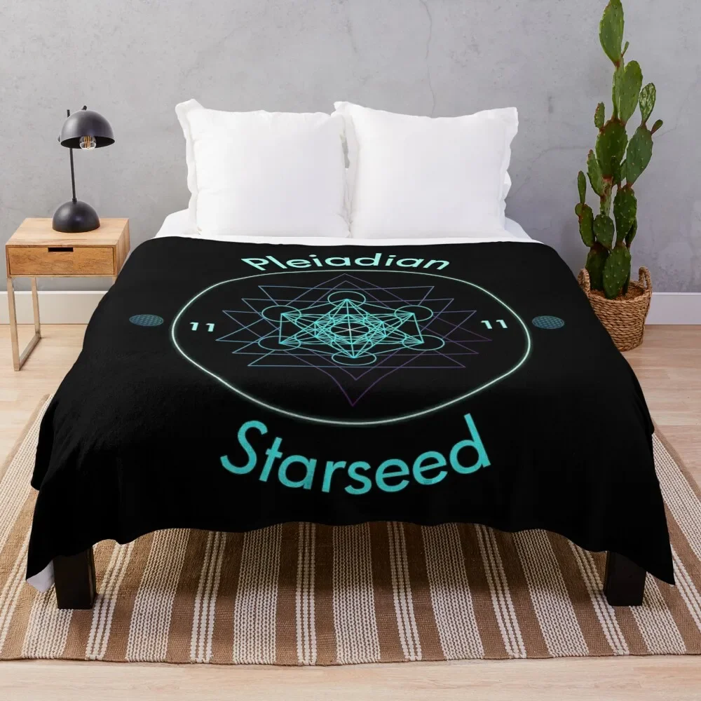 Pleiadian Starseed Ascension Throw Blanket Blankets For Baby Cute Plaid Blankets