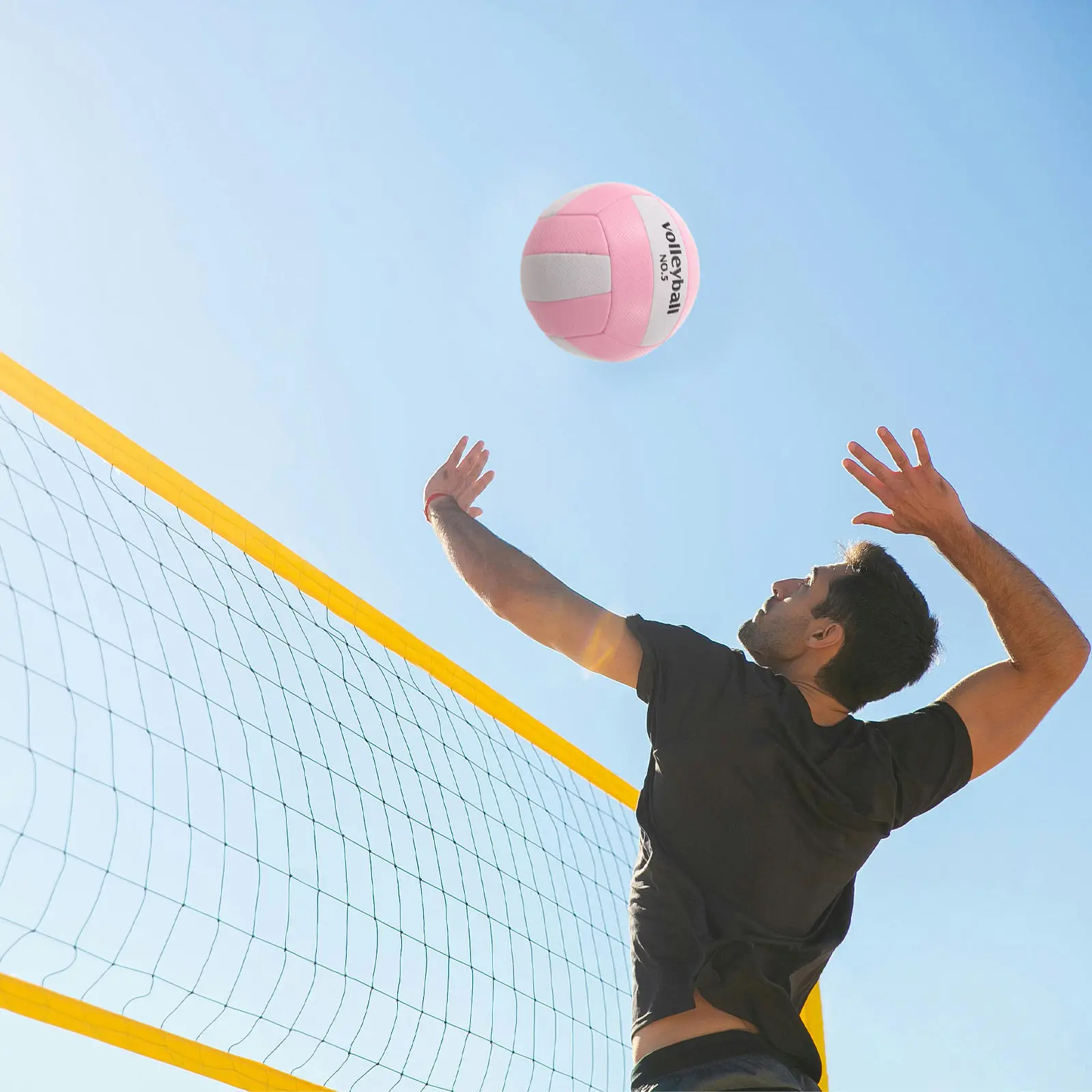 bola-de-volei-de-praia-pvc-tamanho-5-com-textura-antiderrapante-peso-oficial-para-todas-as-condicoes-climaticas-areia-treino-iniciantes-e-aulas-de-ginastica