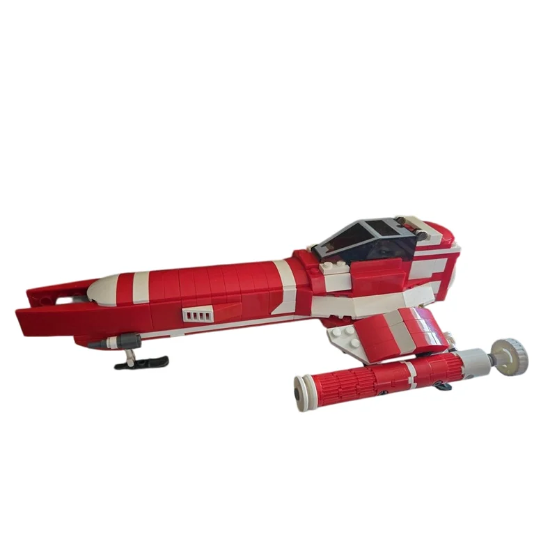 332 pièces – Avion de guerre, vaisseau spatial, MOC personnalisable, blocs de construction modulaires, briques créatives pour enfants, jouet DIY pour garçons, cadeau de Noël