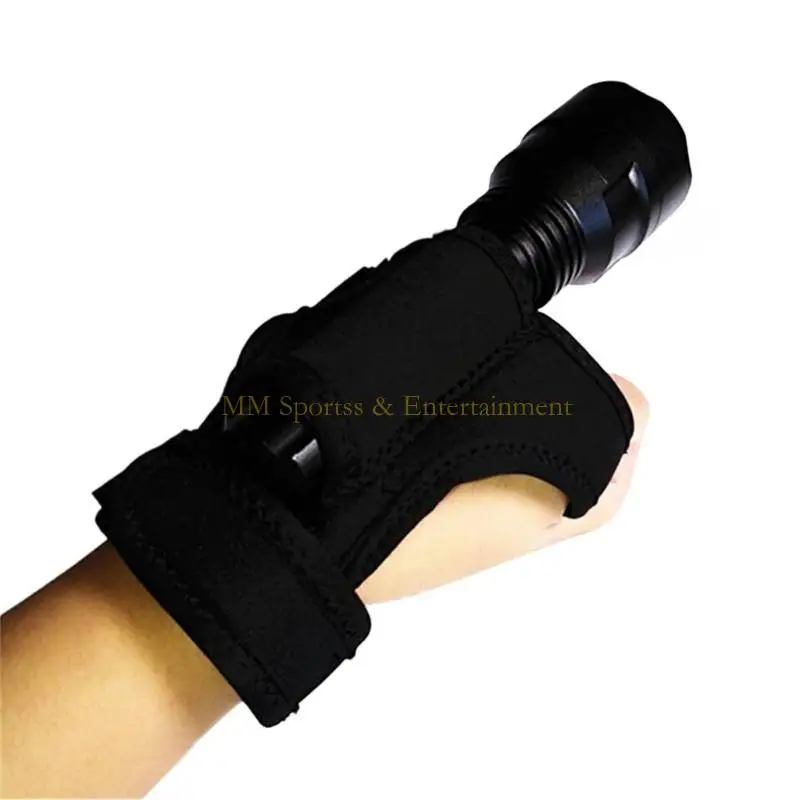 31BEBE DIVIVE FLARDING GLOVE حامل قابلة للتعديل تحت الماء الغطس LED Torch Torch Hand Strap Strap Diving Flashlipr