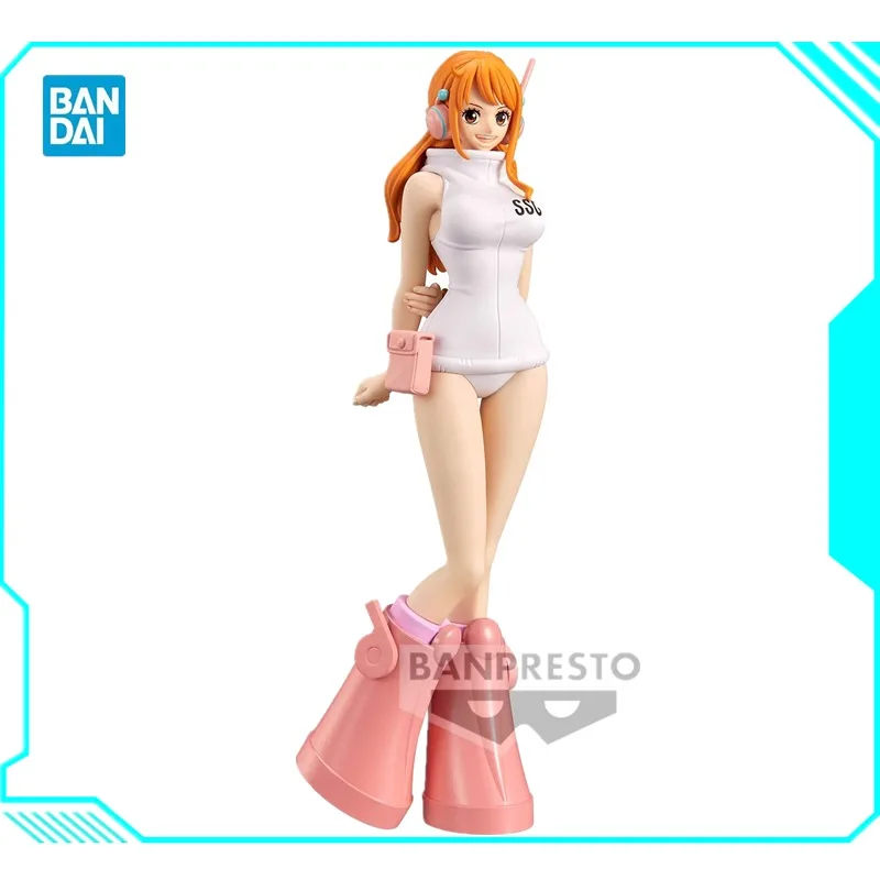 

Bandai Original Banpresto One Piece DXF The Grandline Series Egghead Nami PVC Anime Action Figure Model Collectible Toys