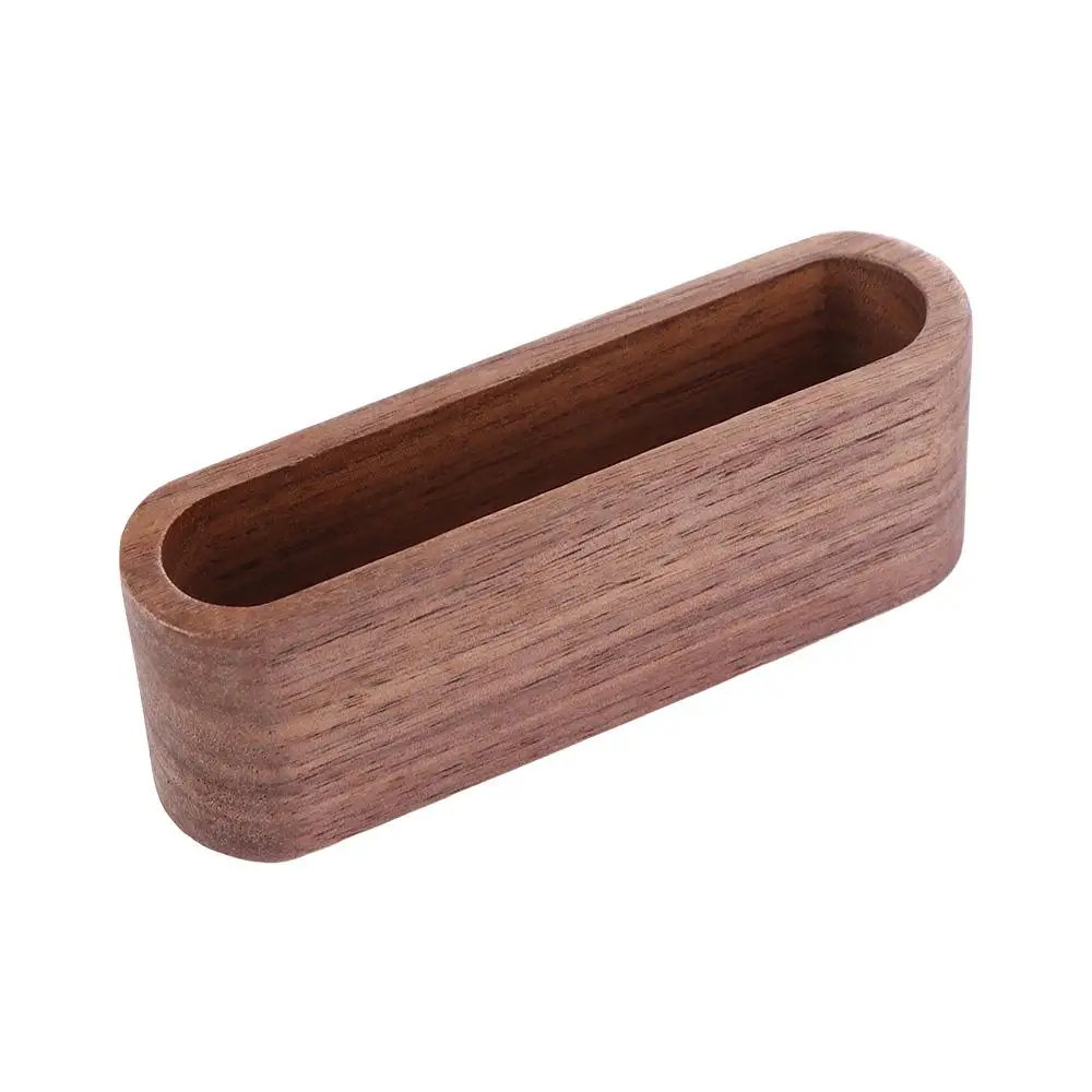 High-End Desktop Storage Display Device Office Supplies Cards Holder Card Organizer Cards Stander Wooden Business Card Holders