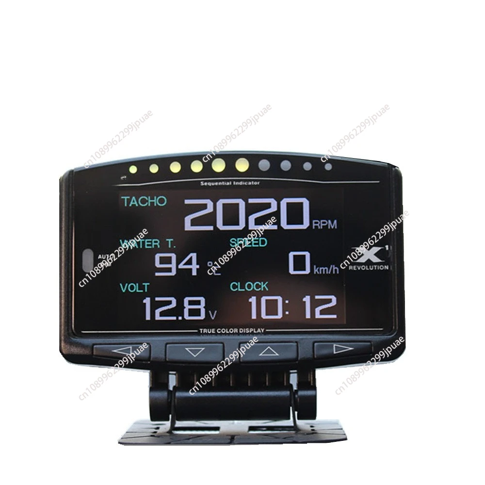 

X1 Automobile Multifunctional OBD Instrument Air-fuel Ratio Speed Oil Temperature Exhaust Voltage Water Temperature Turbine