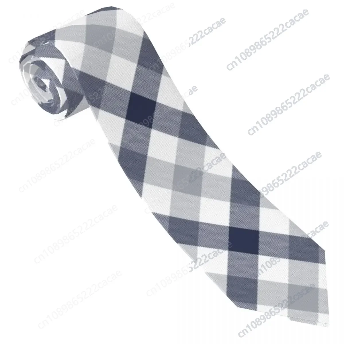 Buffalo Plaid Pattern Tie Fashion Cute Funny Neck Ties For Men Wedding Party Quality Collar Tie Graphic Necktie Accessories