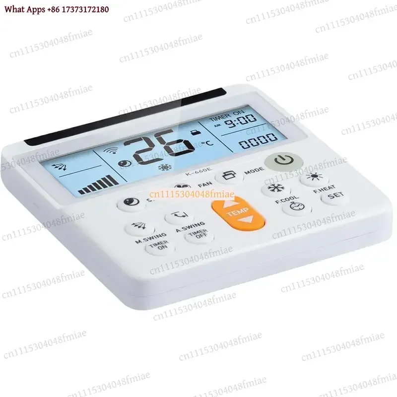 k3 AC Remote Control Unit Fits for Universal Air Conditioning Systems K-660E Replacement Accessories