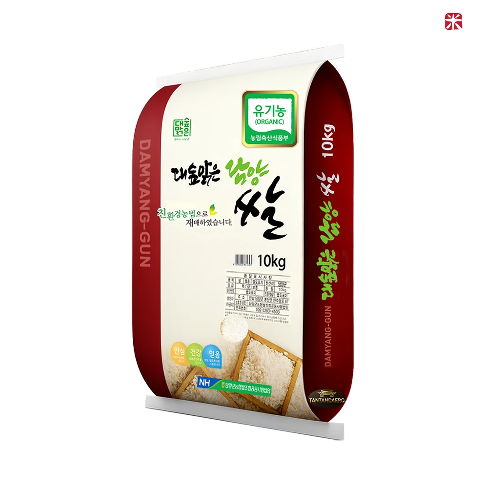 Danyang County Agricultural Cooperative Organic Rice 10kg (25-Year-Old Early-Maturing Rice/Same-Day Processing Top Grade/Single Variety Fresh Green Rice)