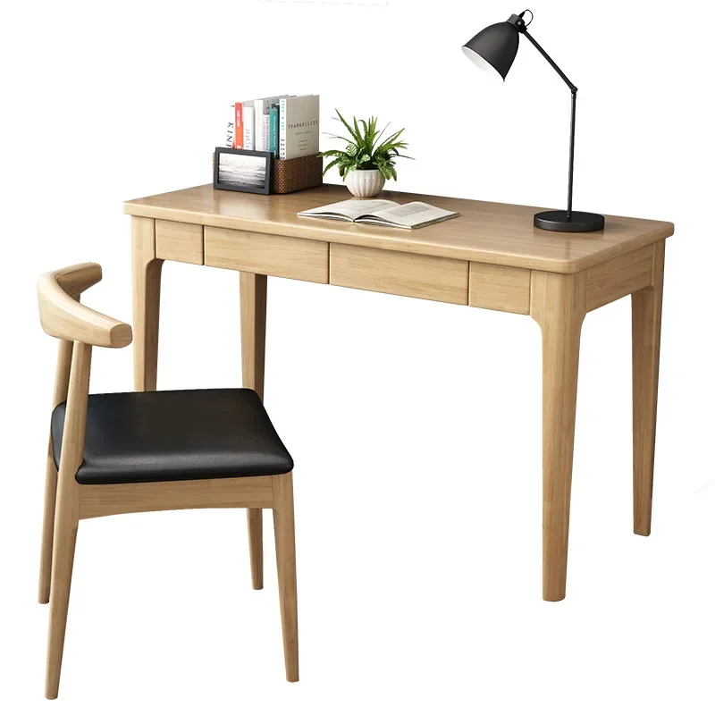 Solid wood simple home notebook desktop computer writing desk study table modern Nordic desk