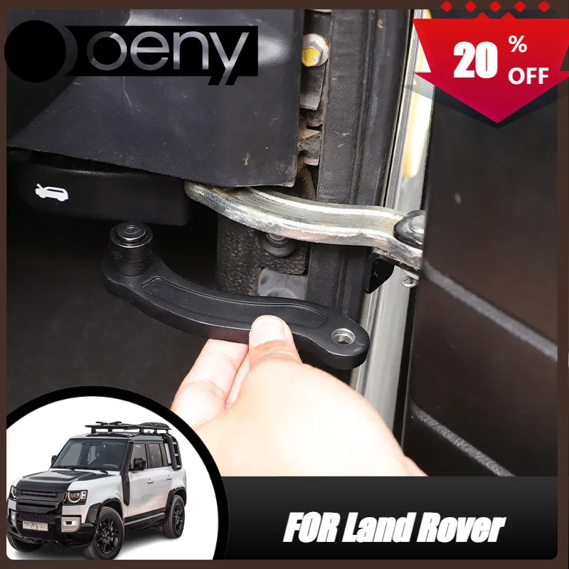 Подходит для Land Rover Defender 90 110 130 2004-2018, черная петля для передней двери автомобиля из углеродистой стали, запасные части, автомобильные аксессуары