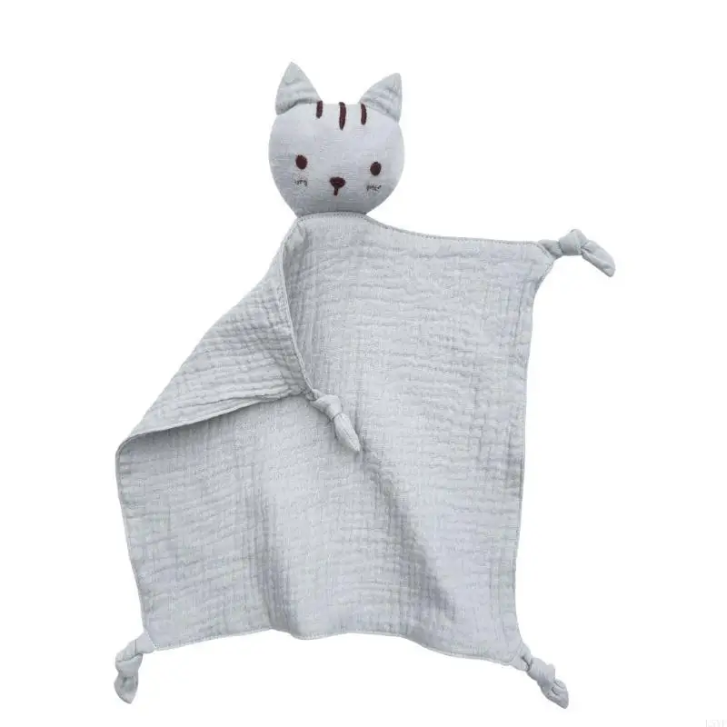 

L5YF Infant Baby Comforter Blanket Rabbit Newborn Blanket Cotton Toy Soothes & Calms Babies during Sleep for Boys Girls