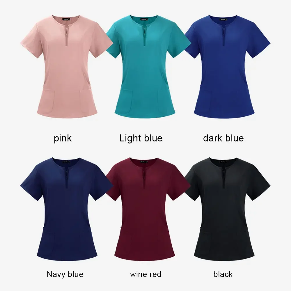 للجنسين الزي الطبي الرجال النساء ملابس التمريض الجمال زي ممرضة الدعك مجموعات طبيب الأسنان عمال السراويل السريرية