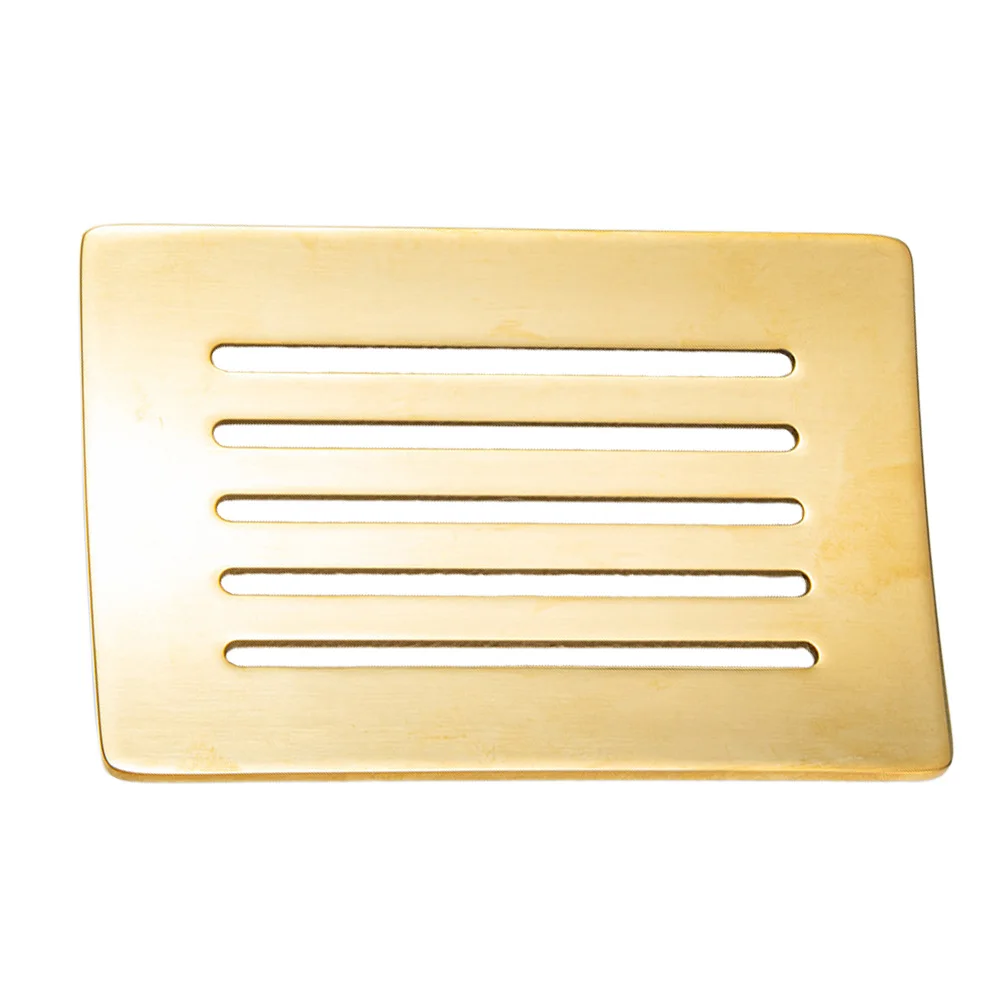 

Stainless Steel Soap Dish Holder Draining Tray Bathroom Metal Soap Rack Bar Storage Container Shower Toilet Kitchen Vanity