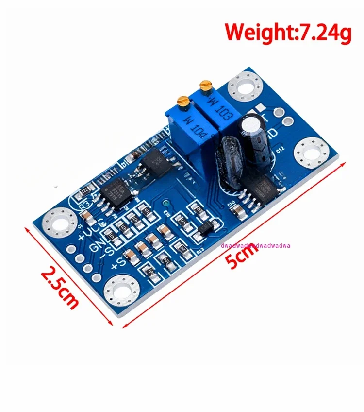 AD620 transmitter high precision microvolt millivolt voltage amplifier module small signal amplifier