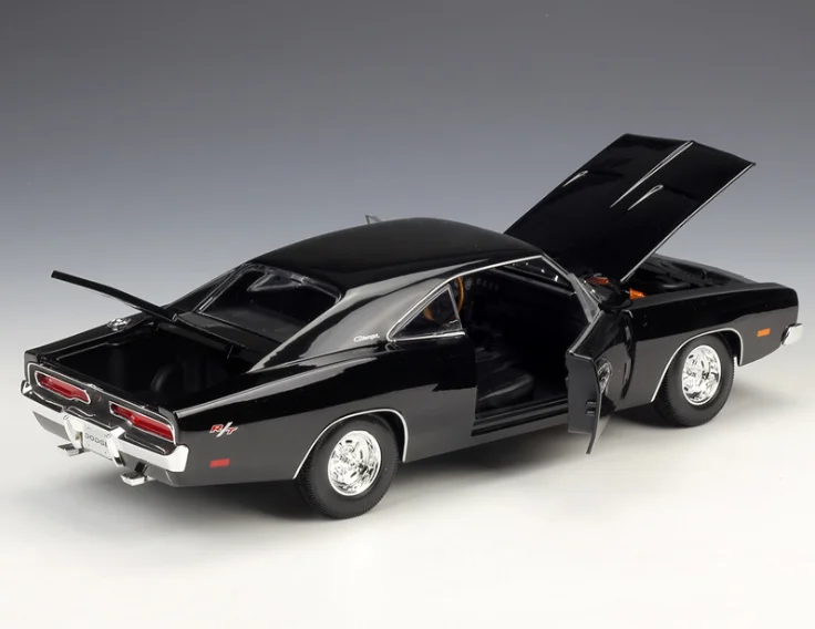 1:18 1969 Dodge Charger R/T simulation alloy car model collection