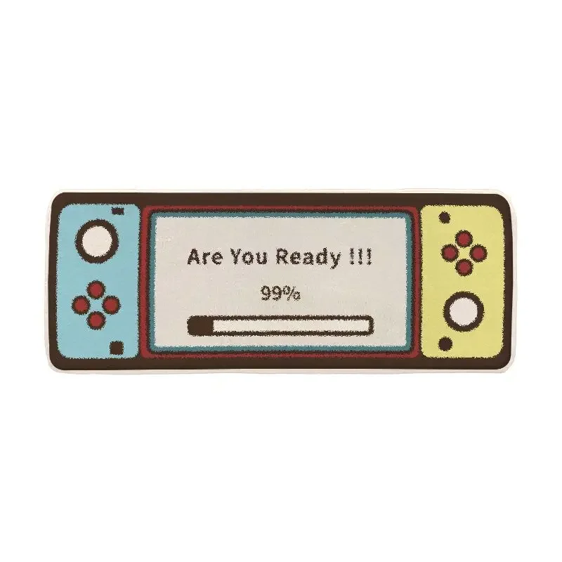 Switch Game Console Carpet Imitation Cashmere Gaming Esports Children\'s Bedroom Bedside Blanket Wear-resistant Floor Mat