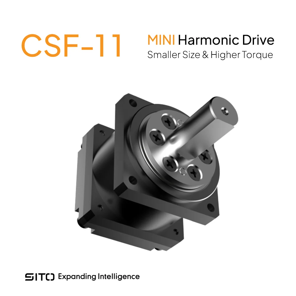 Sito CSF11 Mini Step-down Gearbox Compact  Servo Motor Speed Reducer Nema 17 14 Gearboc Harmonic Drive for Robot Arm Actua