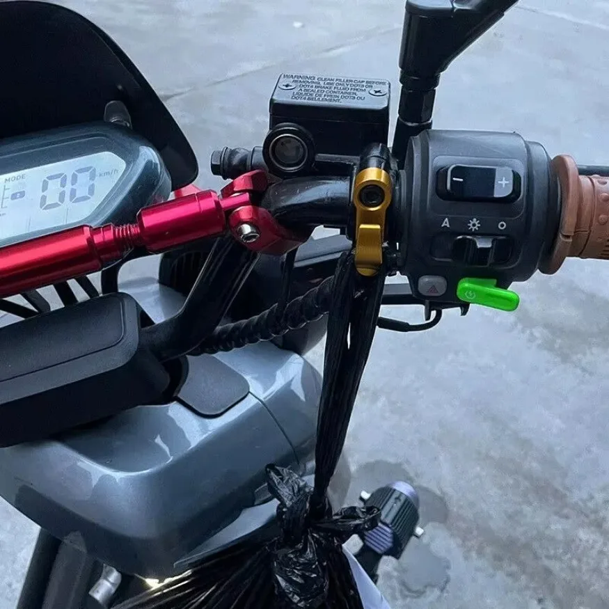 1x universal motocicleta capacete da bicicleta gancho titular cnc liga de alumínio gancho ferramenta