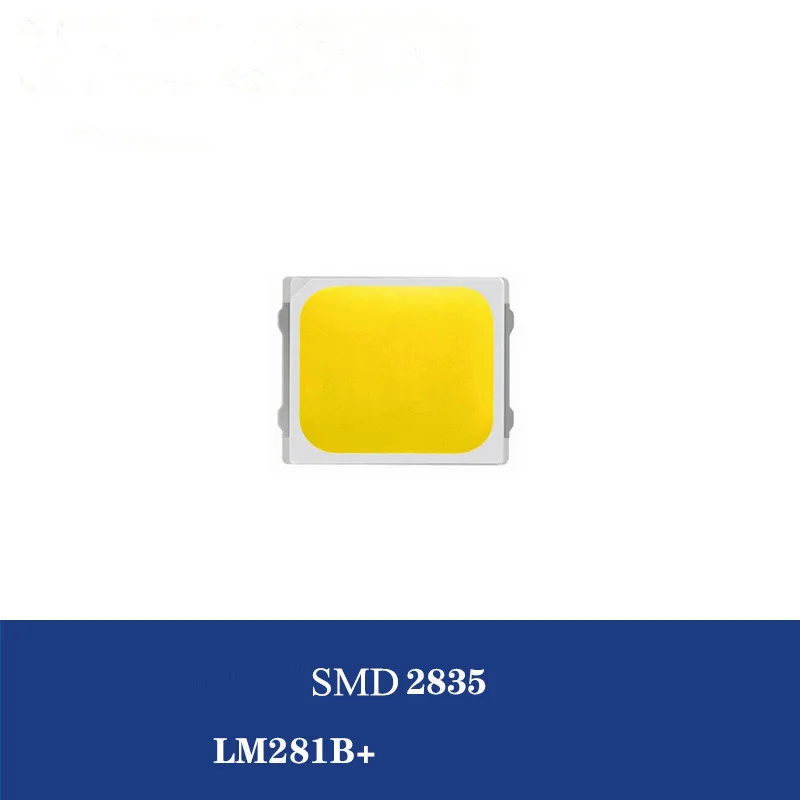 Original LM281B+ LED Diode 0.5W SMD 2835 3000K 3500K 4000K 5000K 3V 0.5W High Light Efficiency/PPE Horticulture Lighting