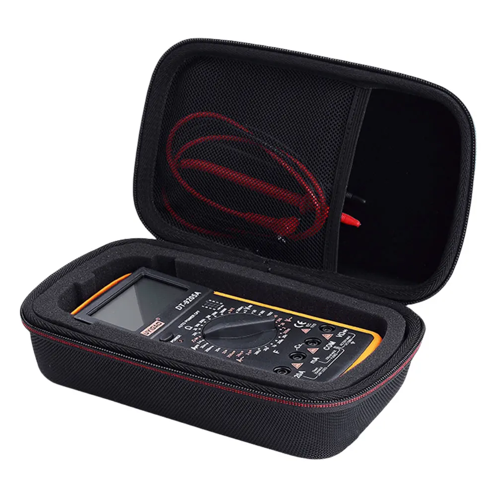 Hard EVA Storage Bag for F117C F17B F115C Multimeter Carrying Case With Mesh Pocket Travel Shockproof Multimeter Protective Box