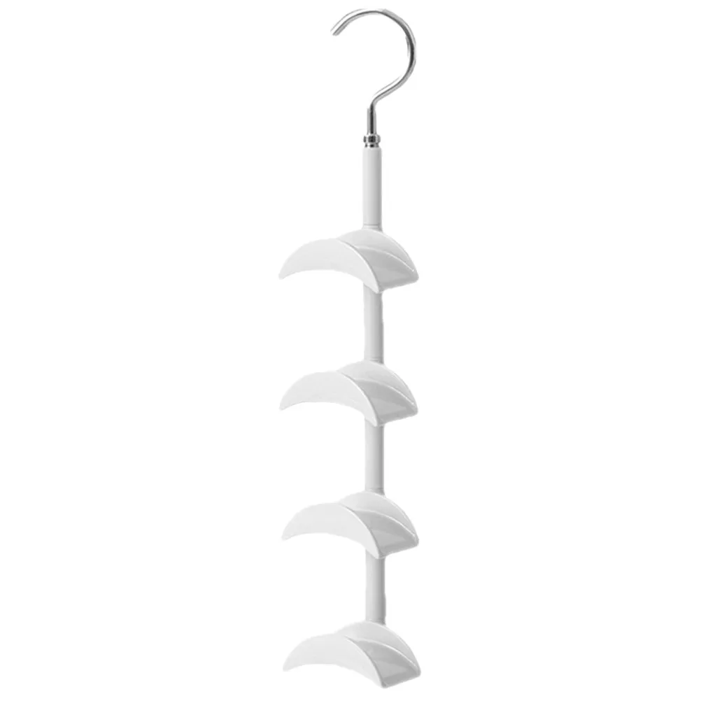 Handbag Hanger Rotation 4-Tier Bag Holder Hook Wardrobe Organizer Purse Space Saver Closet Storage Rack Handbag Hanger