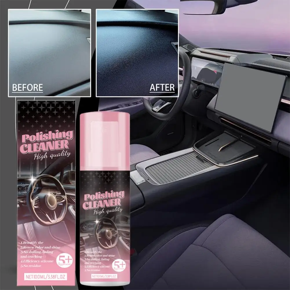 1/2/3pcs Multi-Purpose Foam Cleaner Spray Leather Cleaning Auto Home Large Capacity Foam Cleaners for Car Wash Maintenance H0A9