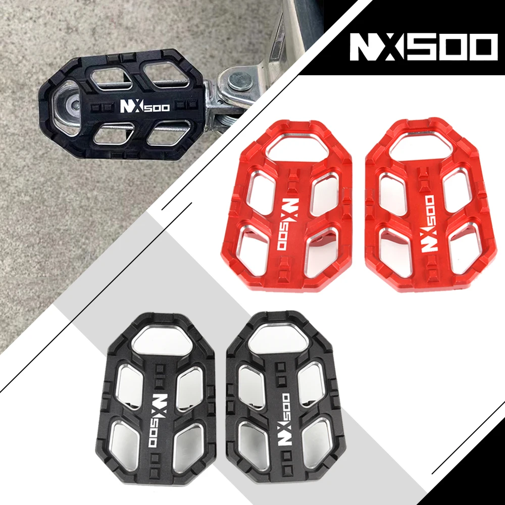 

For Honda NX400 NX500 NX 400 500 NX400/500 2023 2024 2025 Motoecycle Accessories Billet Footrest Wide Pedals Pedal Rest Footpegs