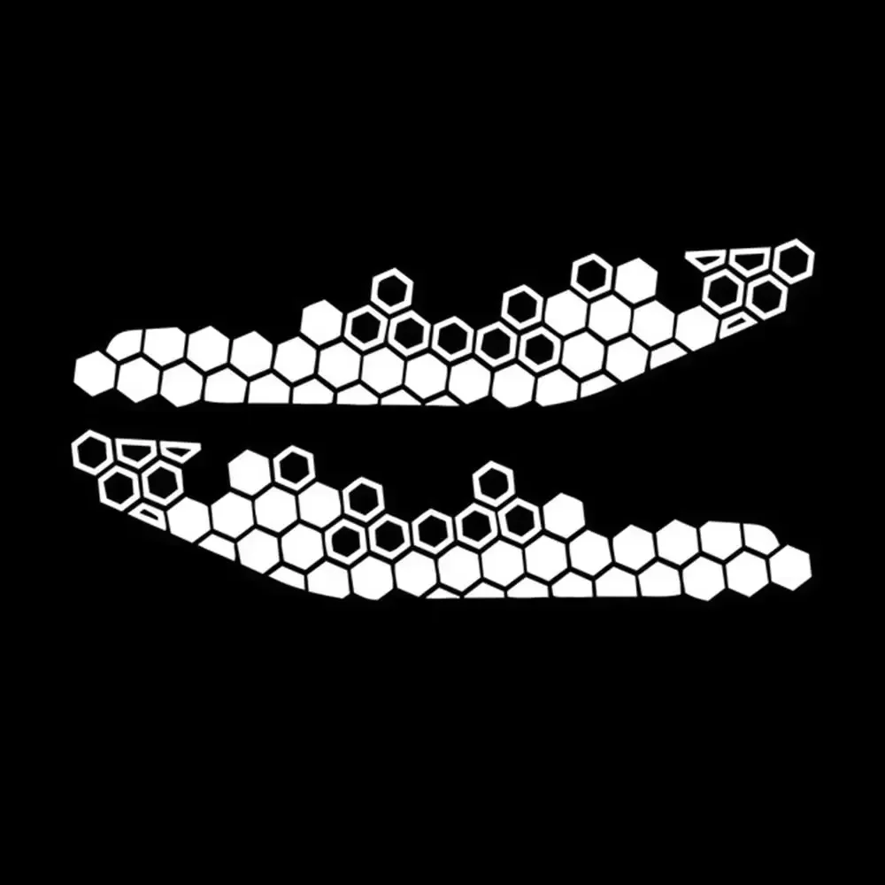 Motorcycle Head Stickers Honeycomb Decal Motorbike Decorative Sticker Glue Vinyl Decal Motorcycle Body Head Decor Sticker Goods