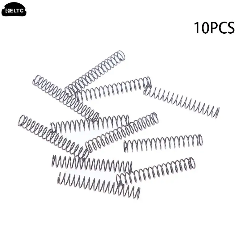 10PCS Wire Diameter 0.4mm Miniature Ballpoint Pen Refill Steel Small Compression Springs