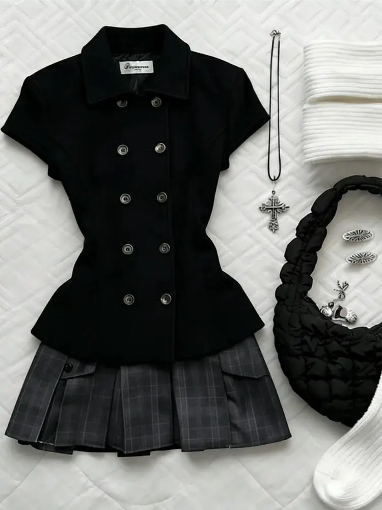 Vintage Japanese Lolita Ruffle Tops Women Y2K Fairy Grunge Blouse Harajuku Sweet Streetwear Fashion Tees image 5