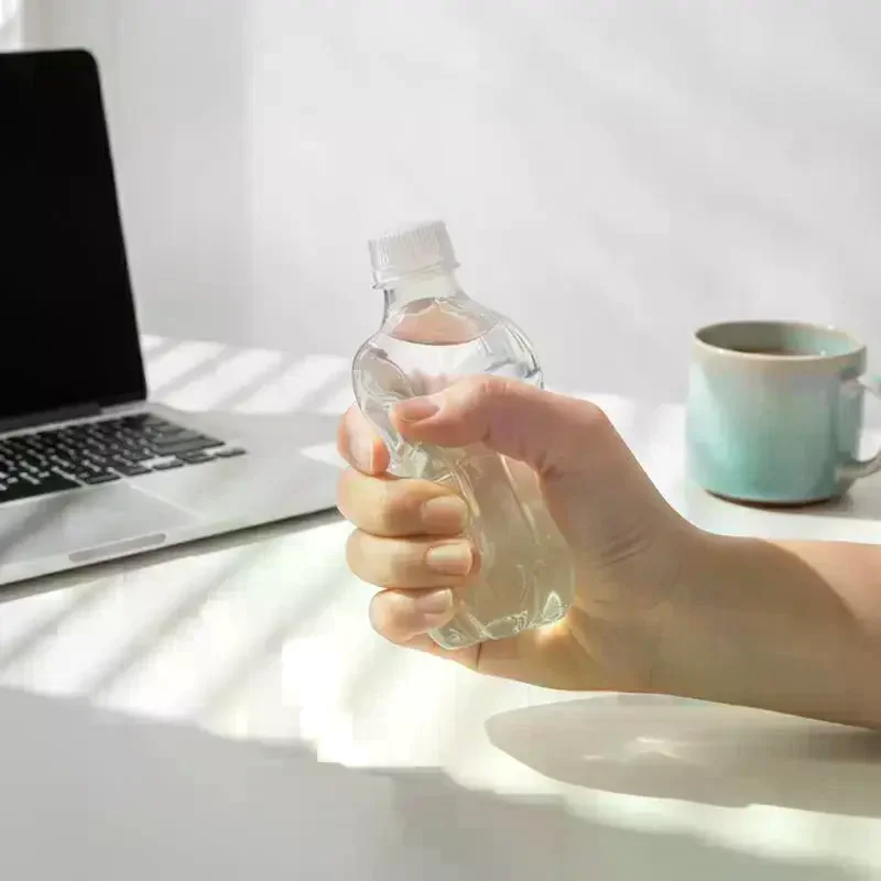 Squeeze Stress Relief Toy Clear Soda Bottle Shaped Soft Stretchable Fidget Toy for Children Birthday Party Gifts