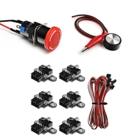 Essential Accessories Kit For CNC Machine 3018Prove,Emergency Stop,Z-Axis Tool Setting Touch Probe, Micro-Switches