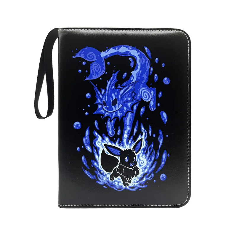 Pokemon 4 -Pocket 9-Pocket Anime Card Pack Booklet Binder - Anime TCG Card Album & Collector's Folder Kaarthouder Festival Gift - afbeelding 1