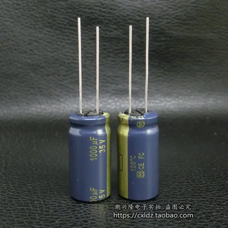 

50-10 шт. 35v1000uF 12.5*25 мм, абсолютно новый оригинальный высокочастотный низкоимпедансный конденсатор FC для аудиофилов