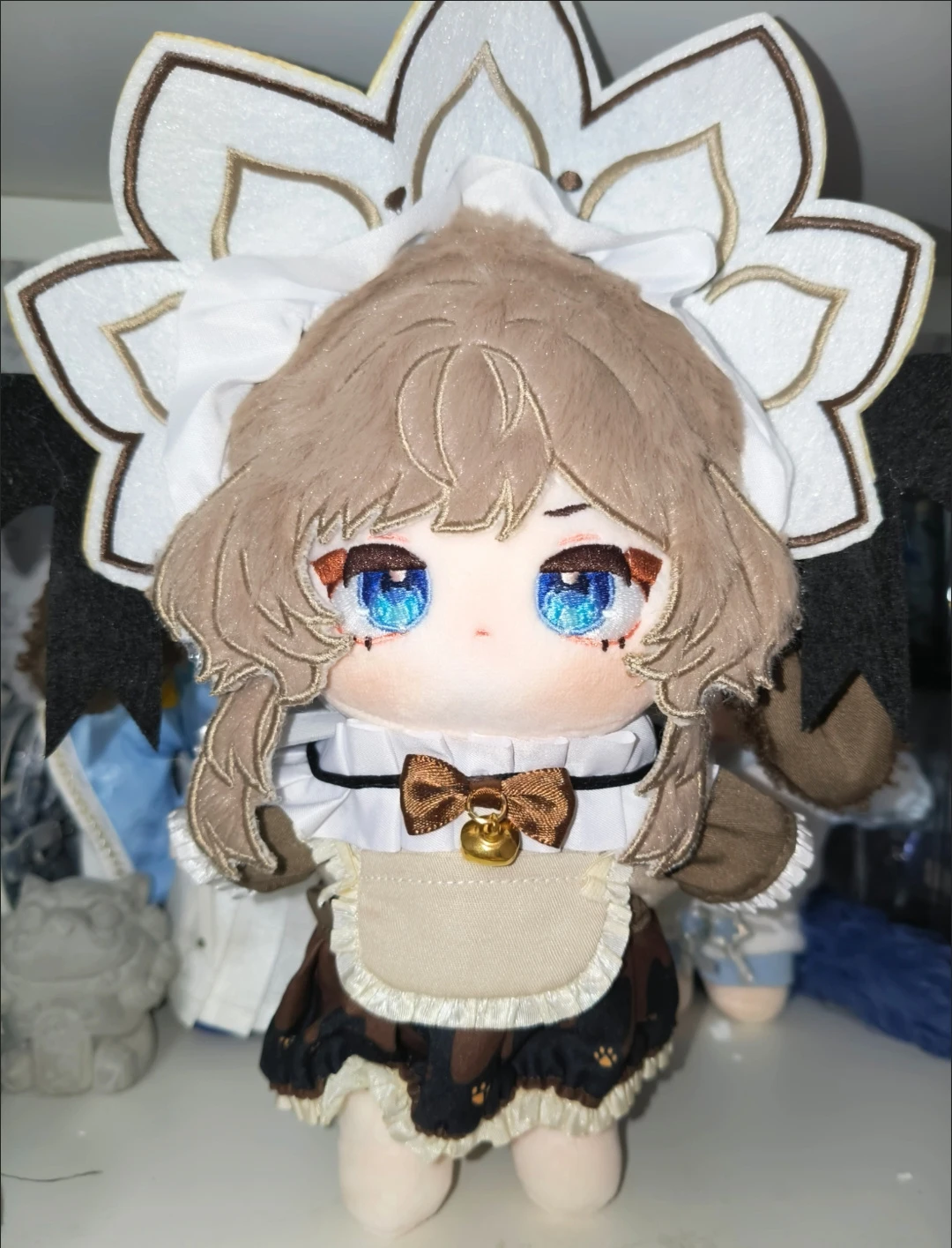 

20cm Anime Genshin Impact Sandrone Dress Up Plushie Doll Marionette Plush Body Doll Cartoon Clothes Cosplay Doll Figures Toys