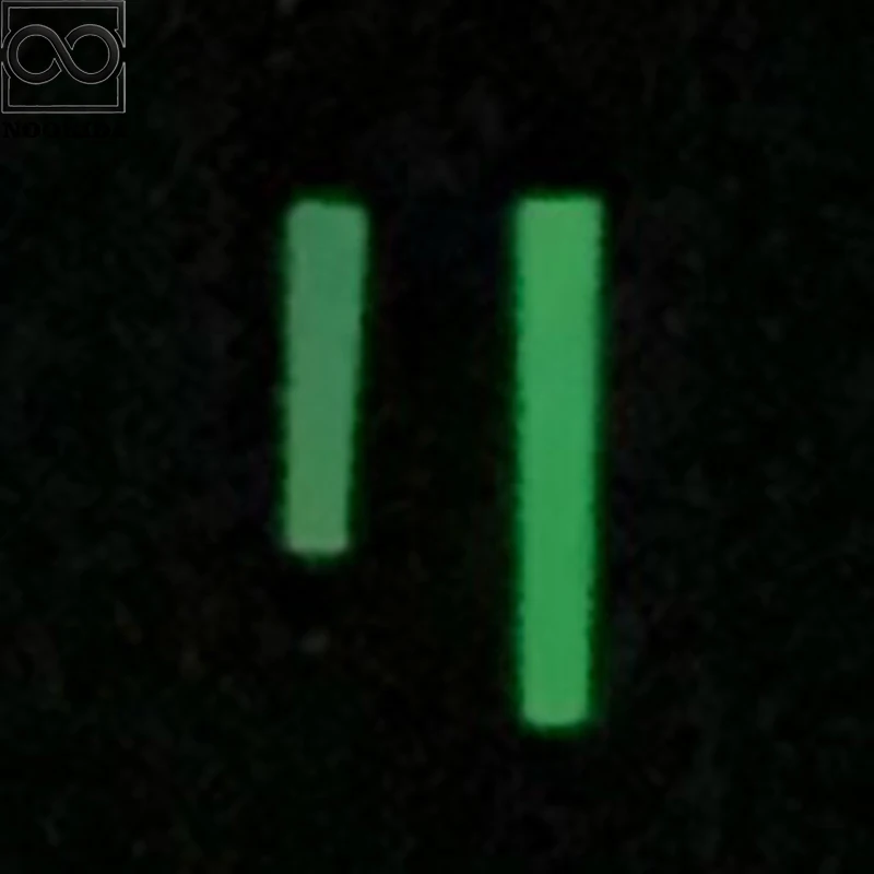 NOOKIDA Silver Simple Polished Hands Green Luminous for Japan NH35/NH36/4R/7S Automatic Movement Mechanical Watch Accessories