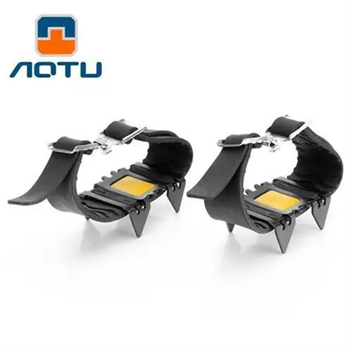 thickened-portable-four-tooth-simple-ice-claw-outdoor-anti-slip-ice-claw-at860-one-piece-moulding-professional-adventure-snow