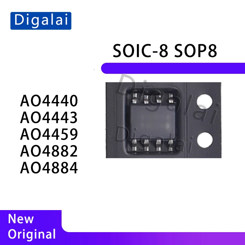 

High Voltage MOSFET Kit AO4440 AO4443 AO4459 AO4882 AO4884 100V for Car Charger, Industrial Power Supply