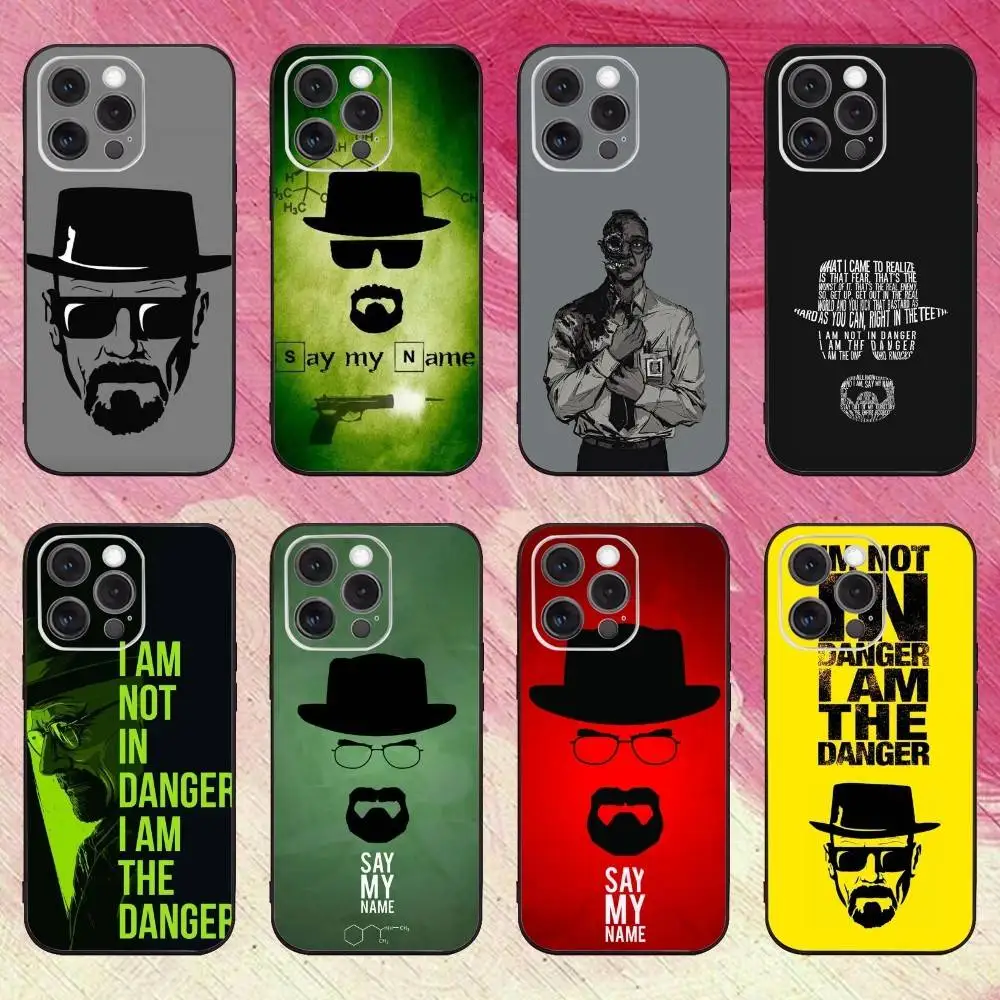 

B-Breaking B-Bad Phone Case For iPhone17,16,15,14,13,12,11 Plus,Pro Max Soft Black Cover