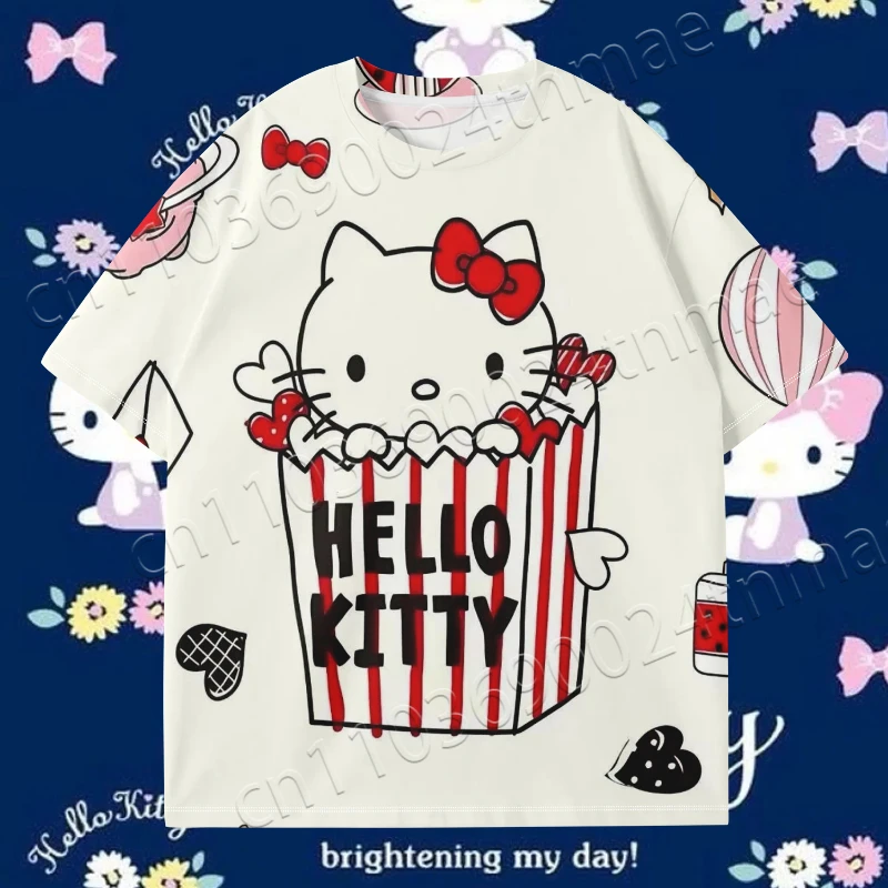 

‌ Рубашка с 3D-принтом Hello Kitty Must-Have 2025 | Miniso, разные размеры, 100–160 см, S-5XL, быстросохнущая и дышащая