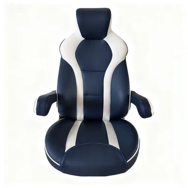 

Waterproof PU Leather Captain Chair Boat Seats Memory Foam Lumbar Pillows Seat Cushions Oblong Shape Handcrafted Customizable