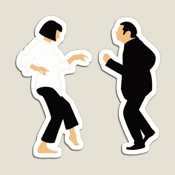 Pulp Fiction  Magnet Kids Children for Fridge Organizer Refrigerator  Holder Funny Stickers Home Cute Magnetic Toy Baby Decor